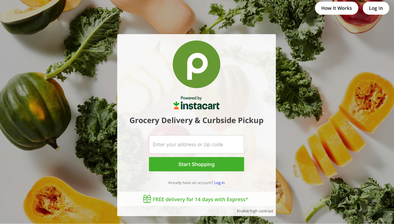 6 Ecommerce Landing Page Examples & Tips on How to Build a High-Performing Landing Page ecommerce landing page example publix - 6 Ecommerce Landing Page Examples & Tips on How to Build a High-Performing Landing Page
