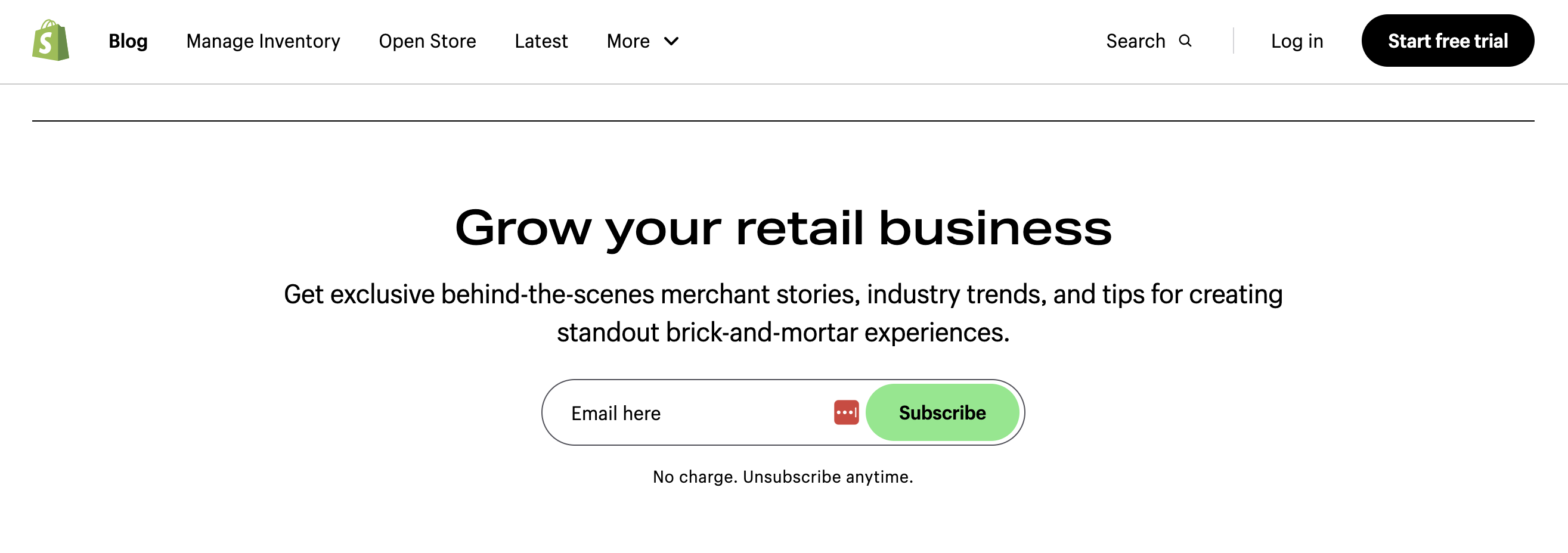 Shopify ecommerce newsletter can get you exclusive industry insights and expert tips for business growth