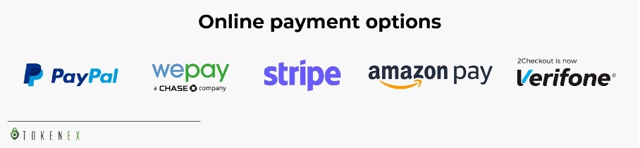 Online payment options