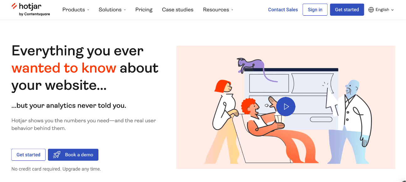 Hotjar analytics tools