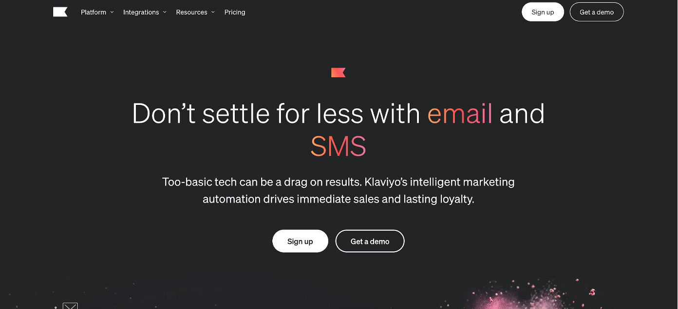 Klaviyo email marketing tools