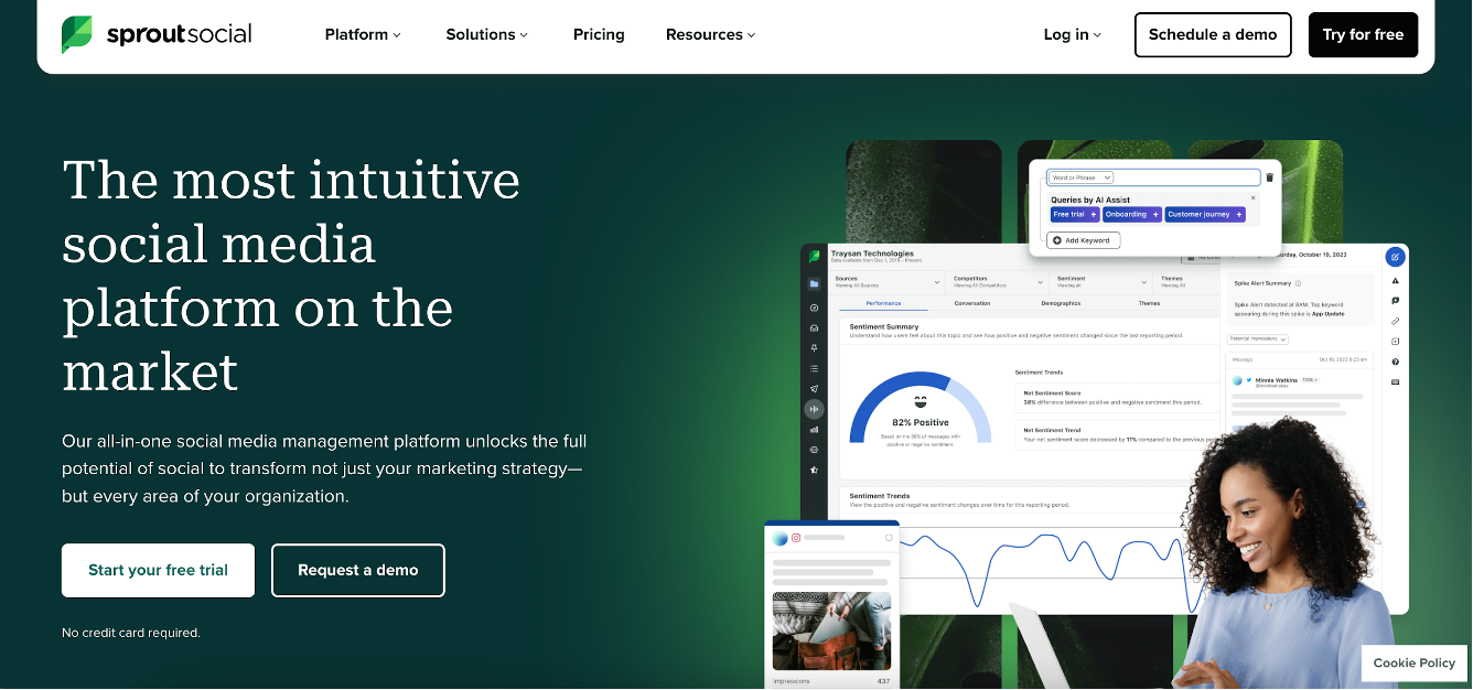 Sprout Social marketing tools