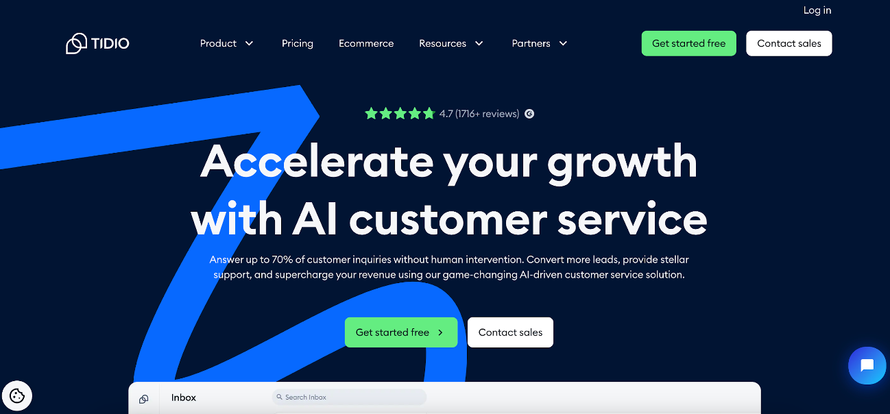 Tidio ecommerce tools