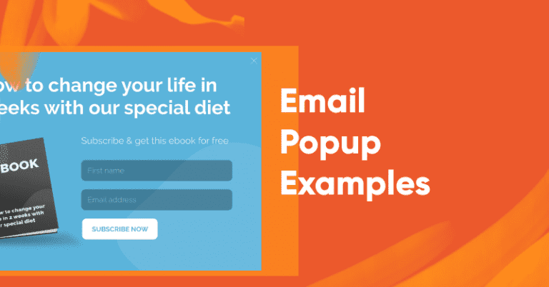 Email Popup Examples to Get More Newsletter Subscribers