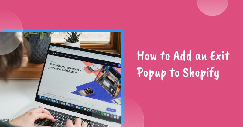 Exit popup Shopify banner