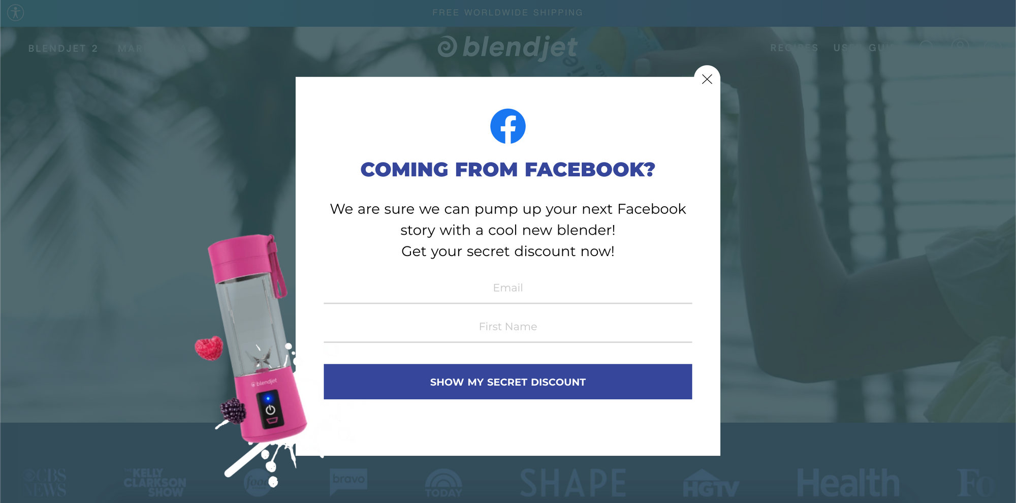 Personalize landing page headlines and content based on Facebook ad copy