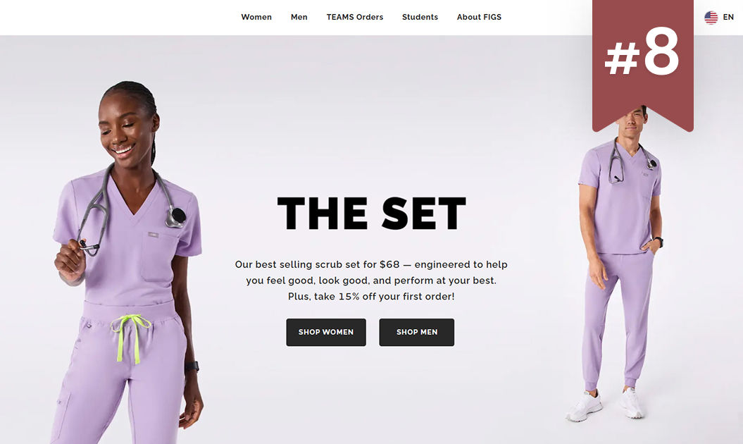Figs is among the biggest Shopify stores
