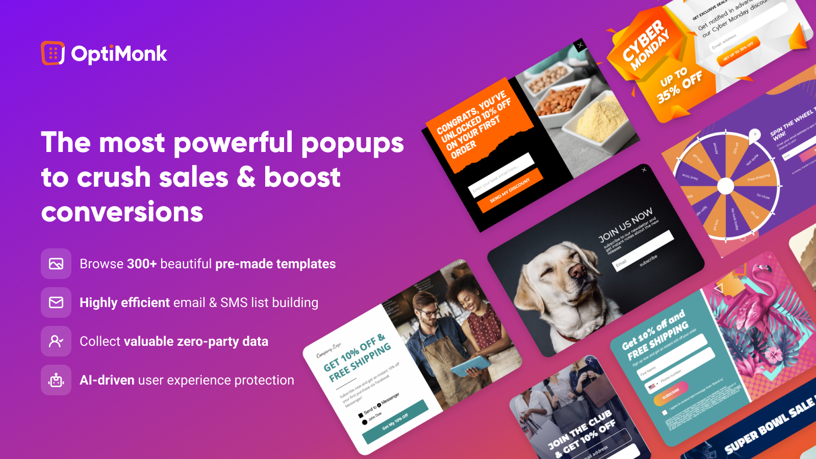 OptiMonk is an all in one CRO tool, helping you to turn your website visitors into loyal customers.