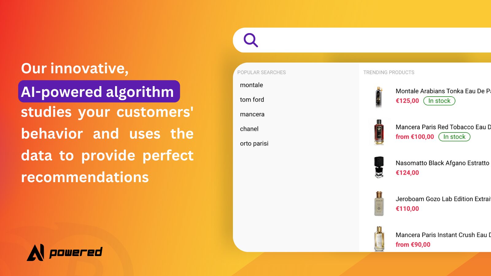 Use the power of AI to understand what your visitors are really looking for.