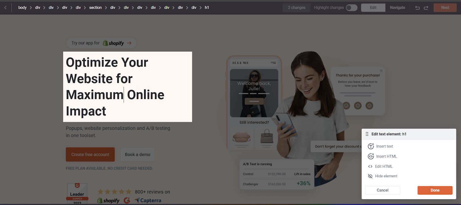 Personalize for a smoother user experience