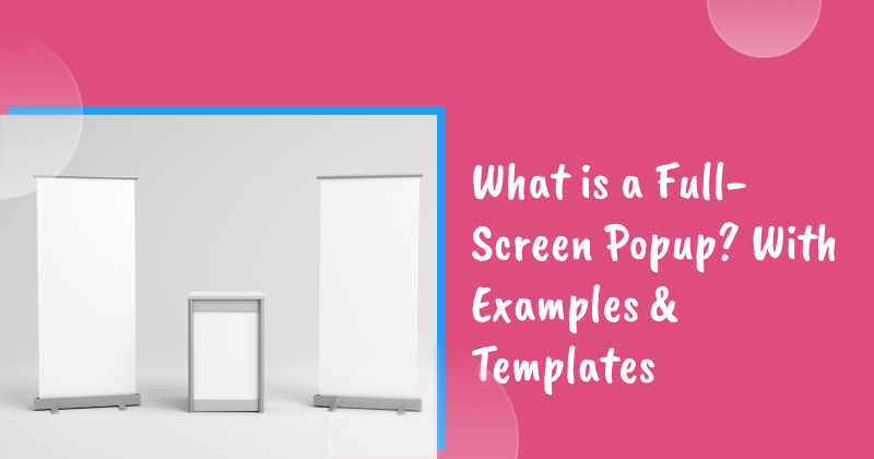 Fullscreen popup