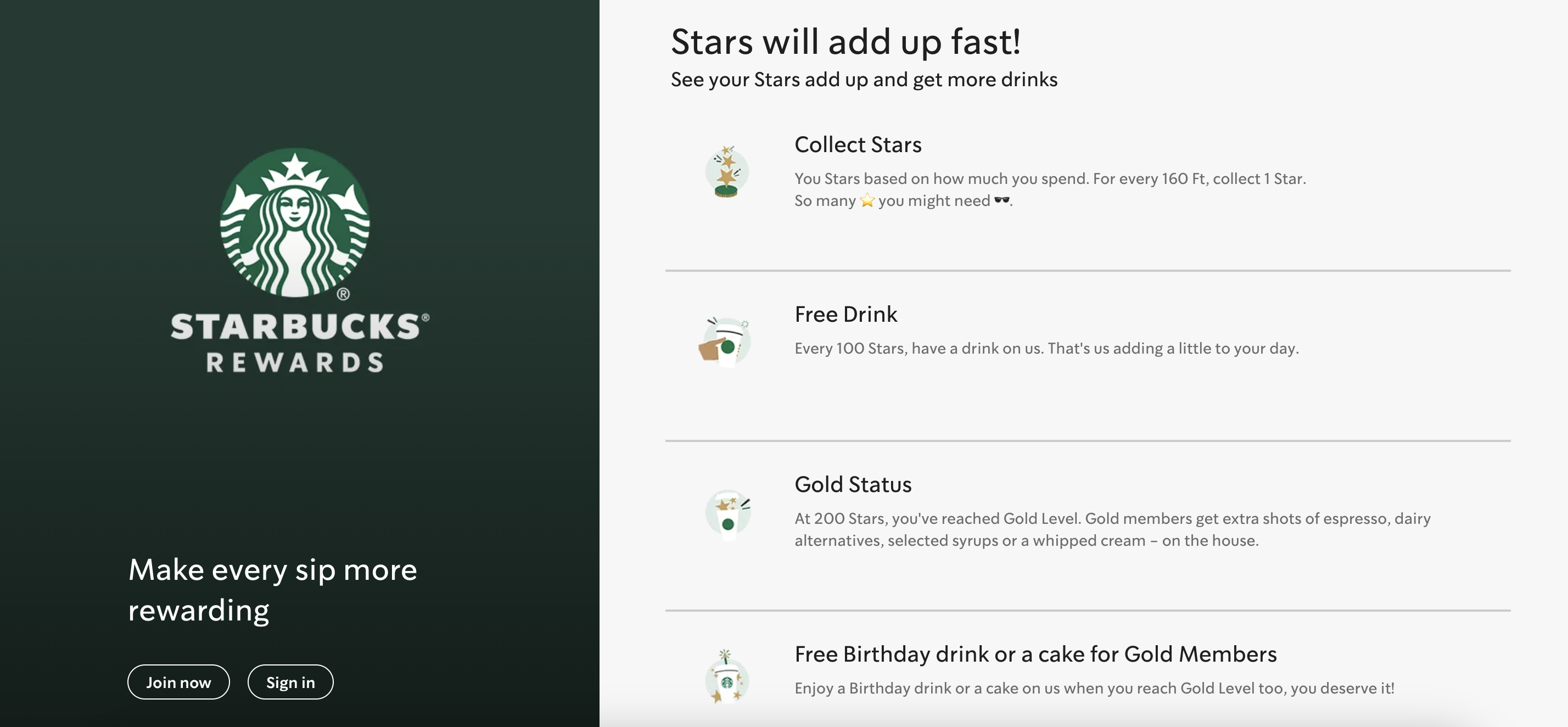 Starbucks example for loyalty reward programs
