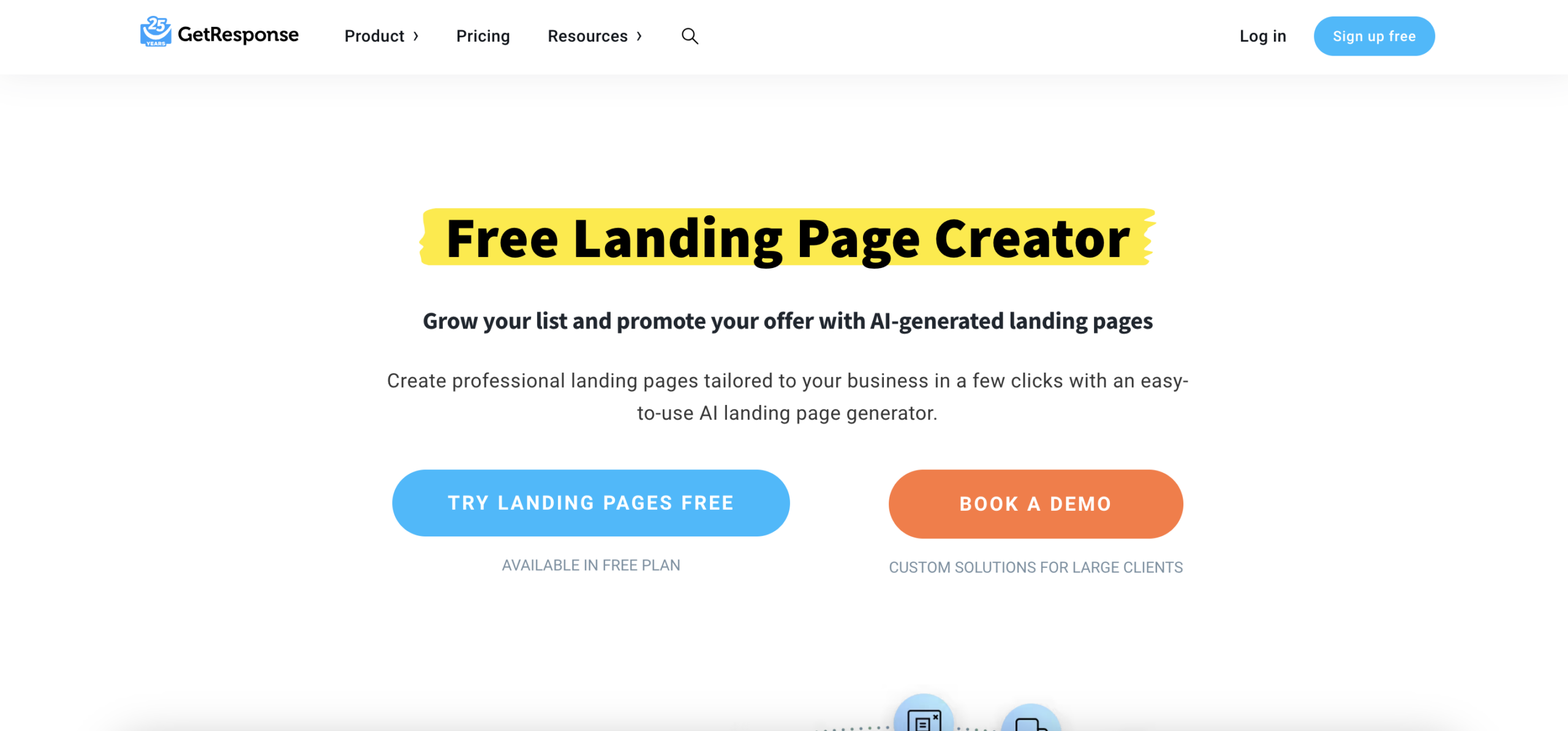 Getresponse landing page builder