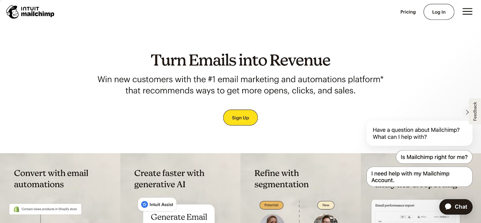User-friendly email marketing tool with a drag-and-drop builder, automation, and a free plan for up to 500 subscribers.