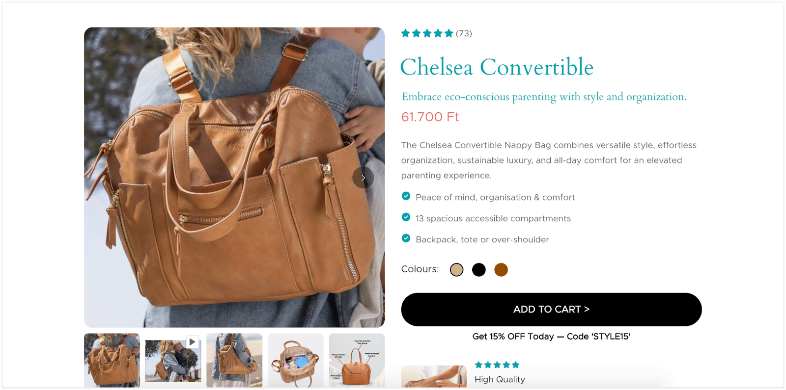 Hannah and Henry product page version B