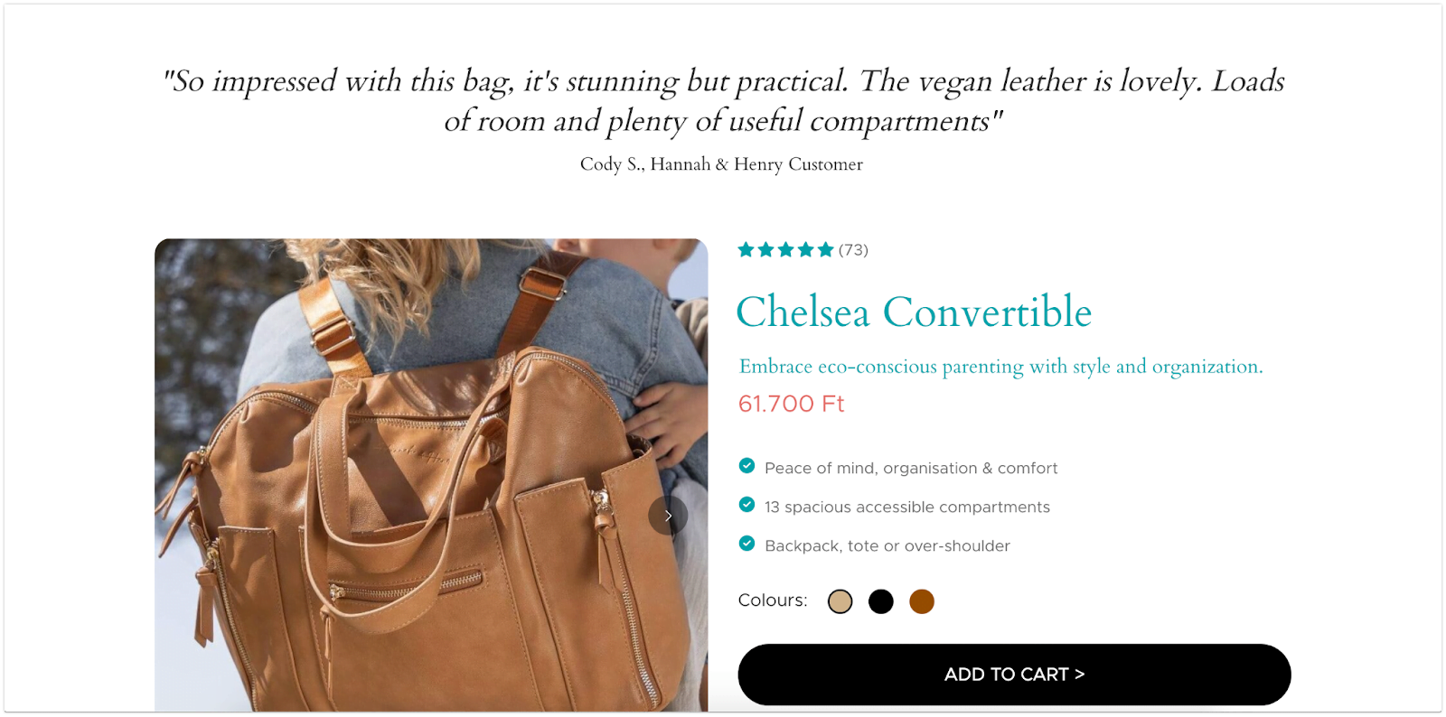 Hannah and Henry product page version D