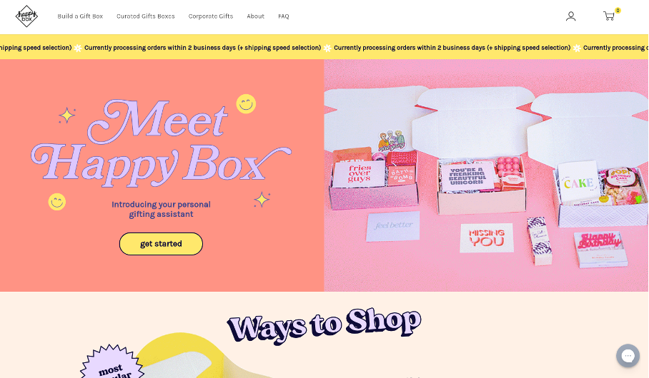 Happy Box’s Homepage