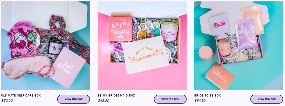 Curated Gift Boxes for sale at happybox.com