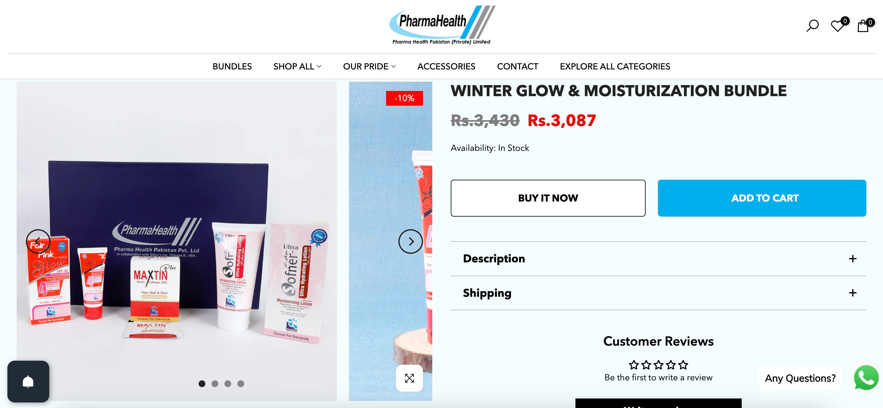 Pharma Health Winter Glow & Moisturization Bundle