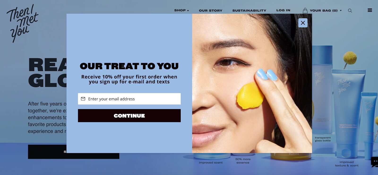 Then I Met You discount popup