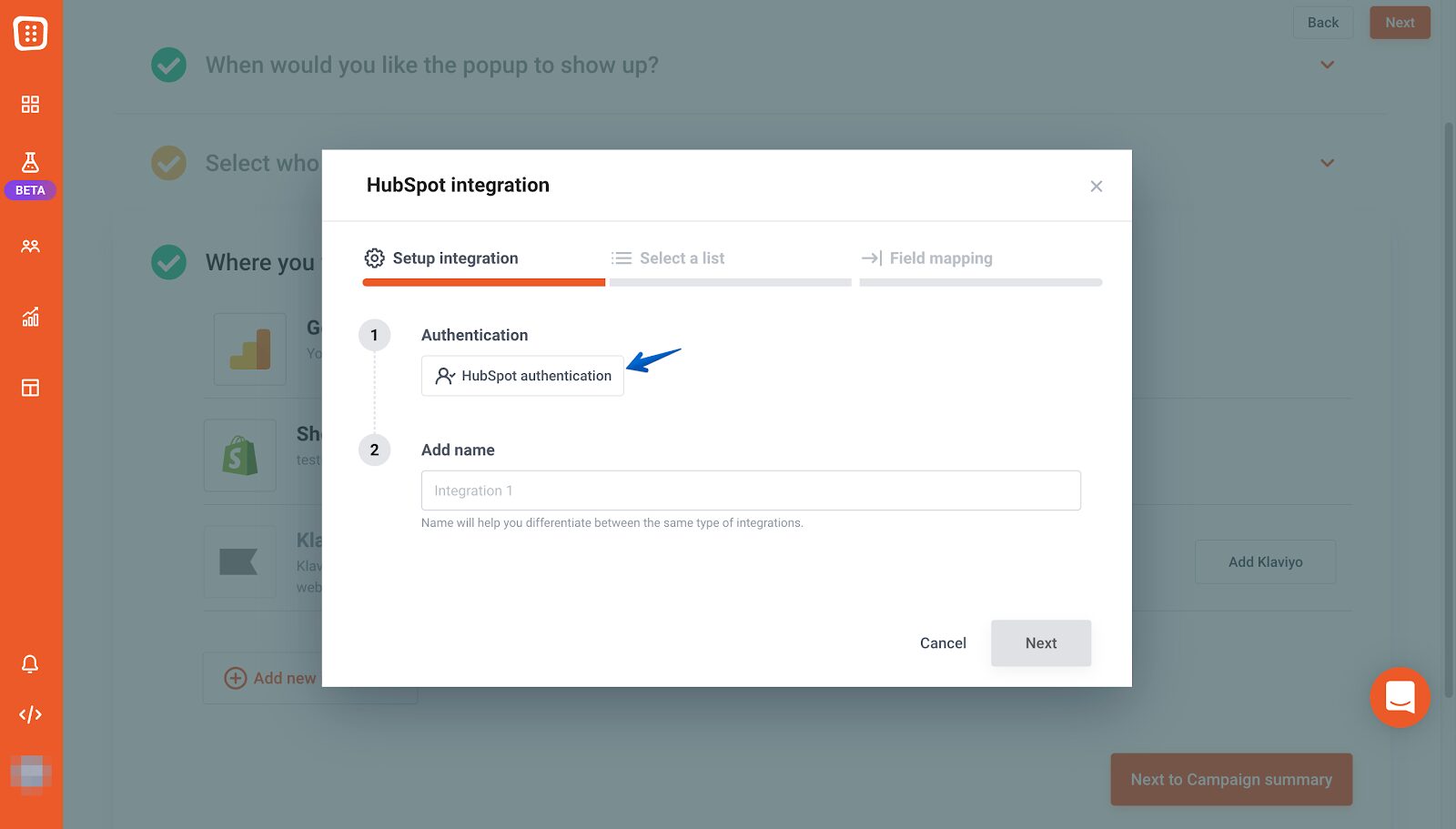 Integrate OptiMonk and HubSpot and target your contacts.