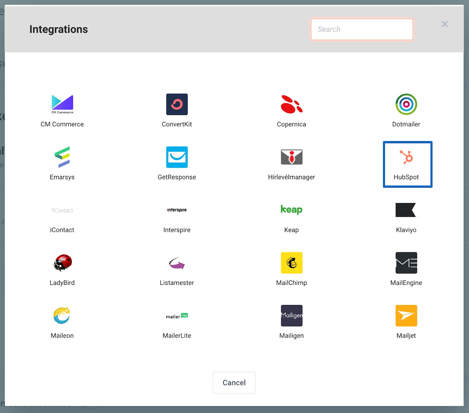 Integrate OptiMonk and HubSpot and target your contacts.