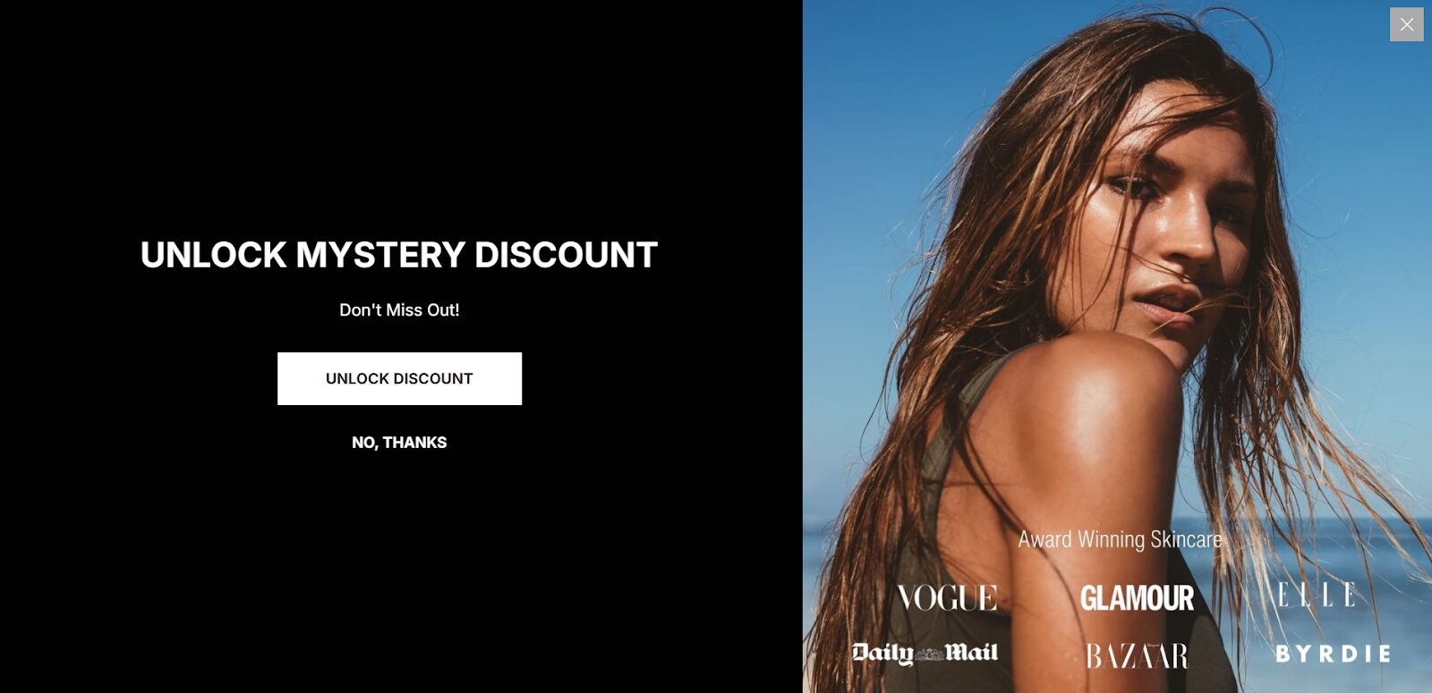 Karin Herzog Smart Discount Popup helps to increase website rate.