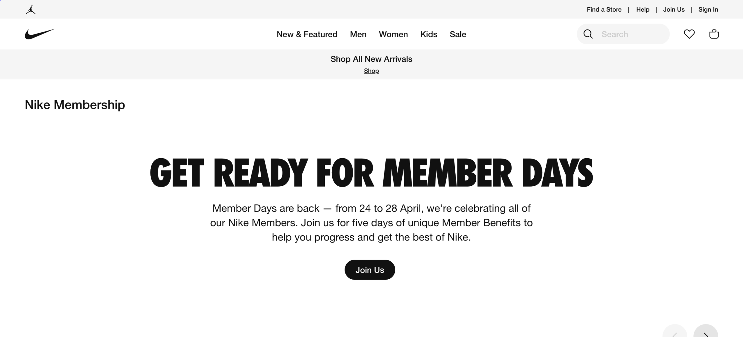 NikePlus loyalty program offers exclusive products.