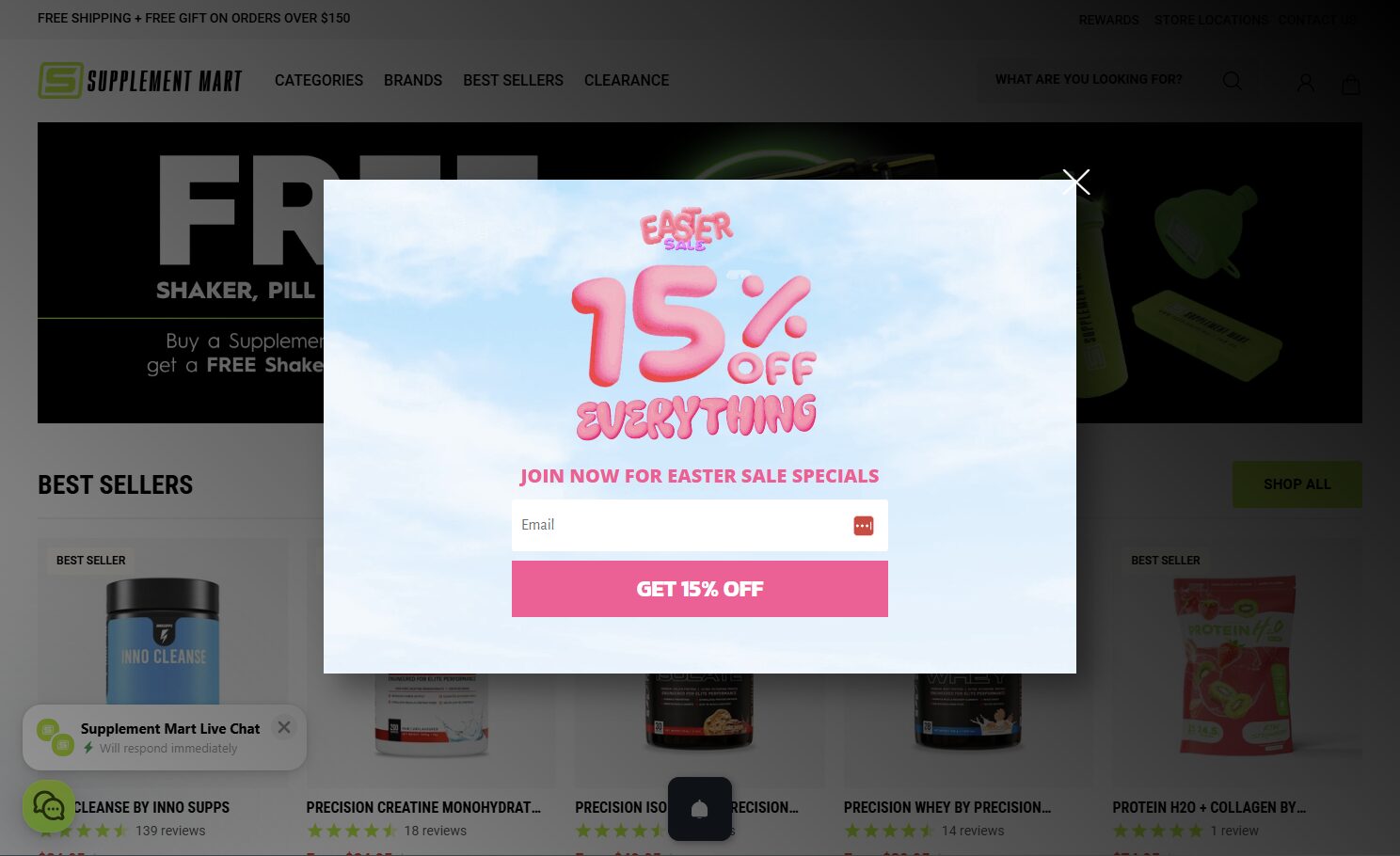 Use seasonal email marketing campaigns similarly to this Easter campaign.