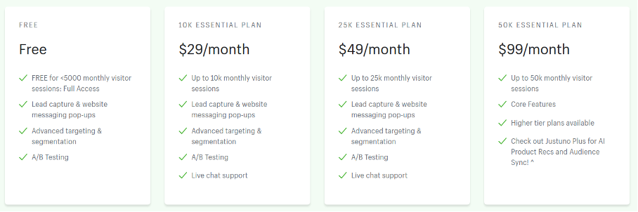 Top 10 Justuno Alternatives to Convert More Website Visitors into Customers in 2022 justuno pricing - Top 10 Justuno Alternatives to Convert More Website Visitors into Customers in 2022