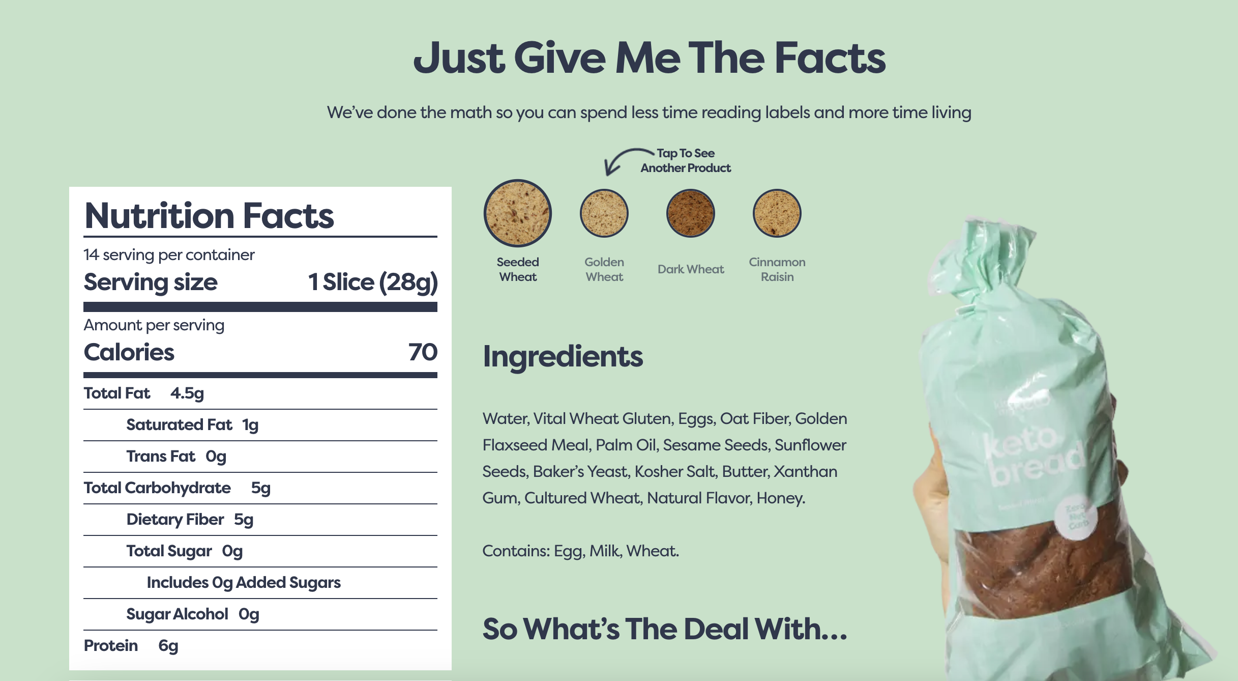 High-converting landing page design example from Kiss My Keto