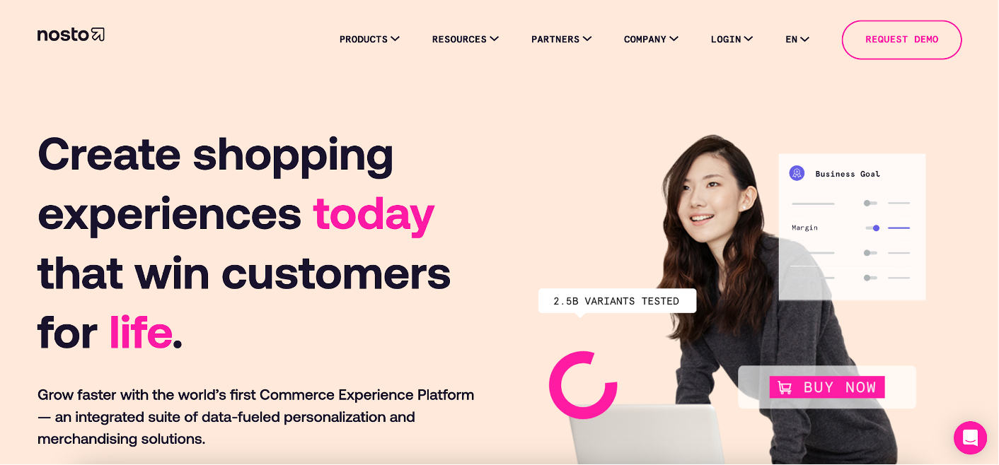 Nosto personalization tool