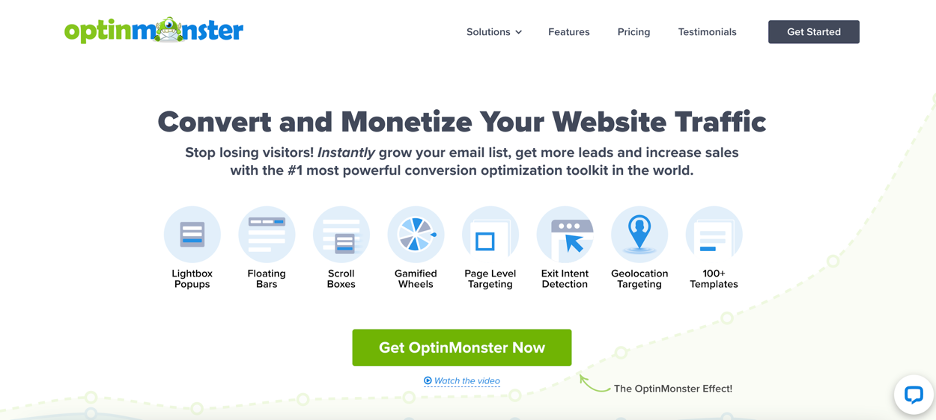 OptinMonster lead generation platform