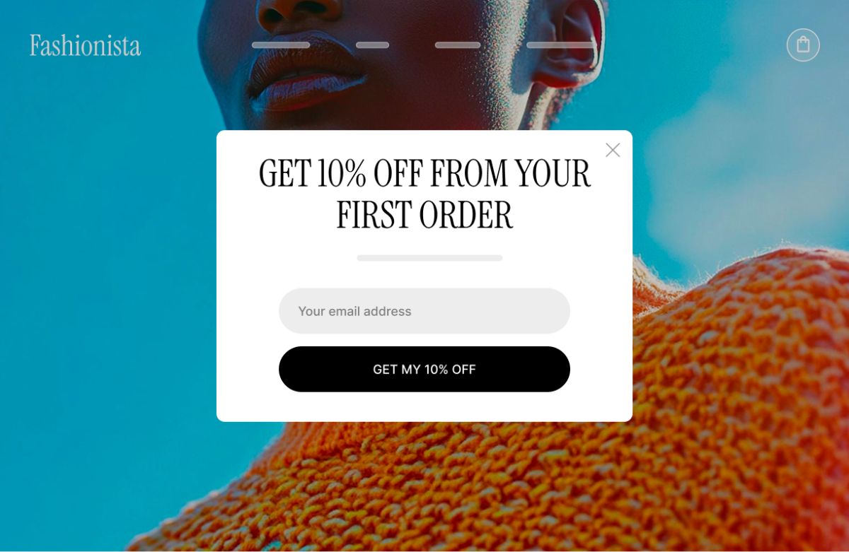 39.40% of top Shopify stores are using list building popups