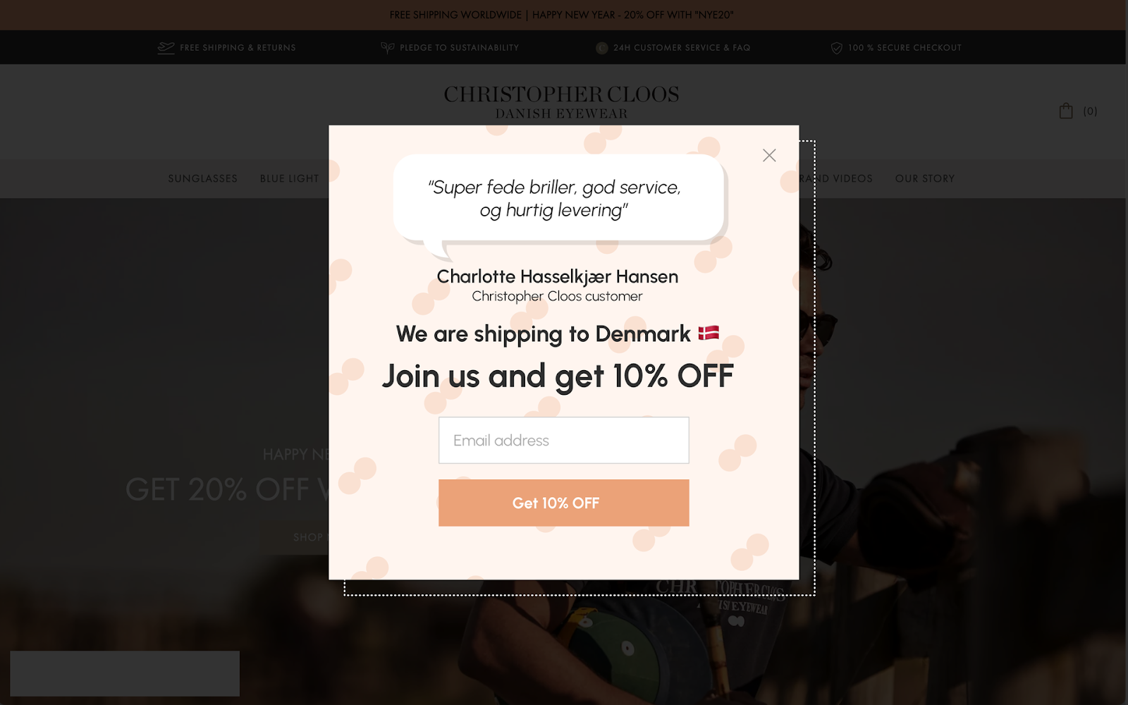 Geo-targeted personalized message