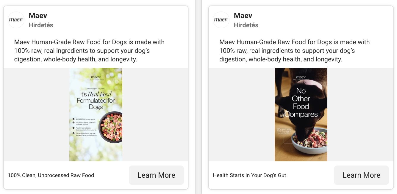 Maev advertises