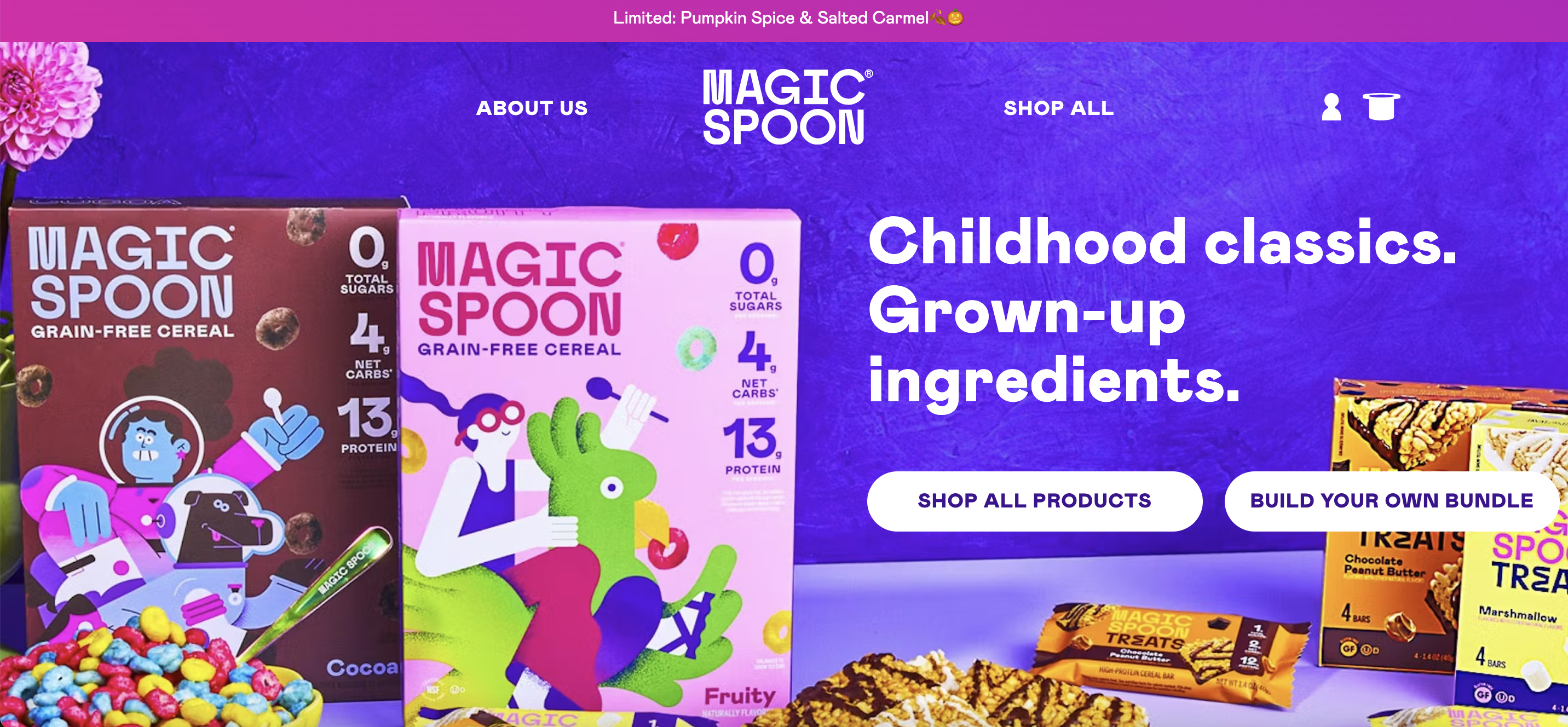 Magic Spoon Shopify store