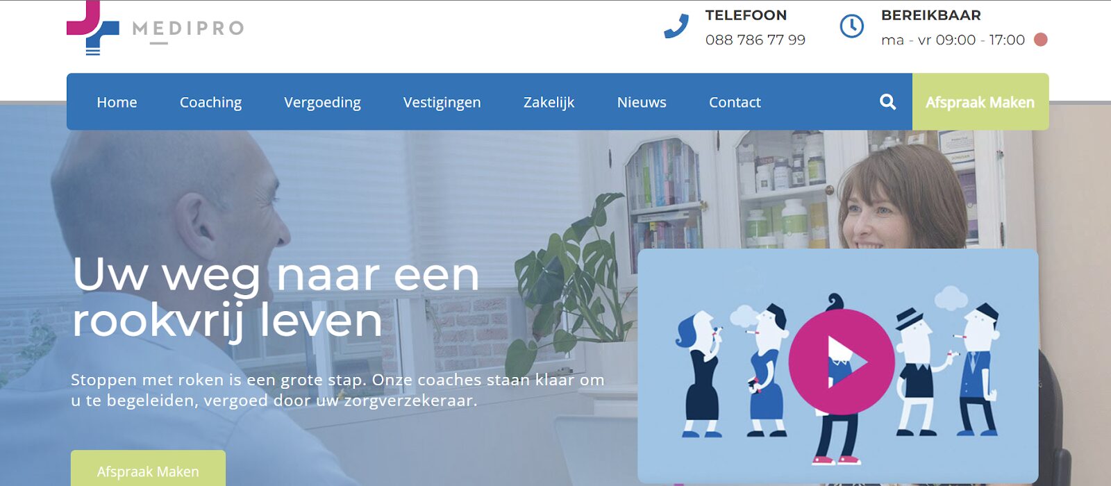 Medipro home page
