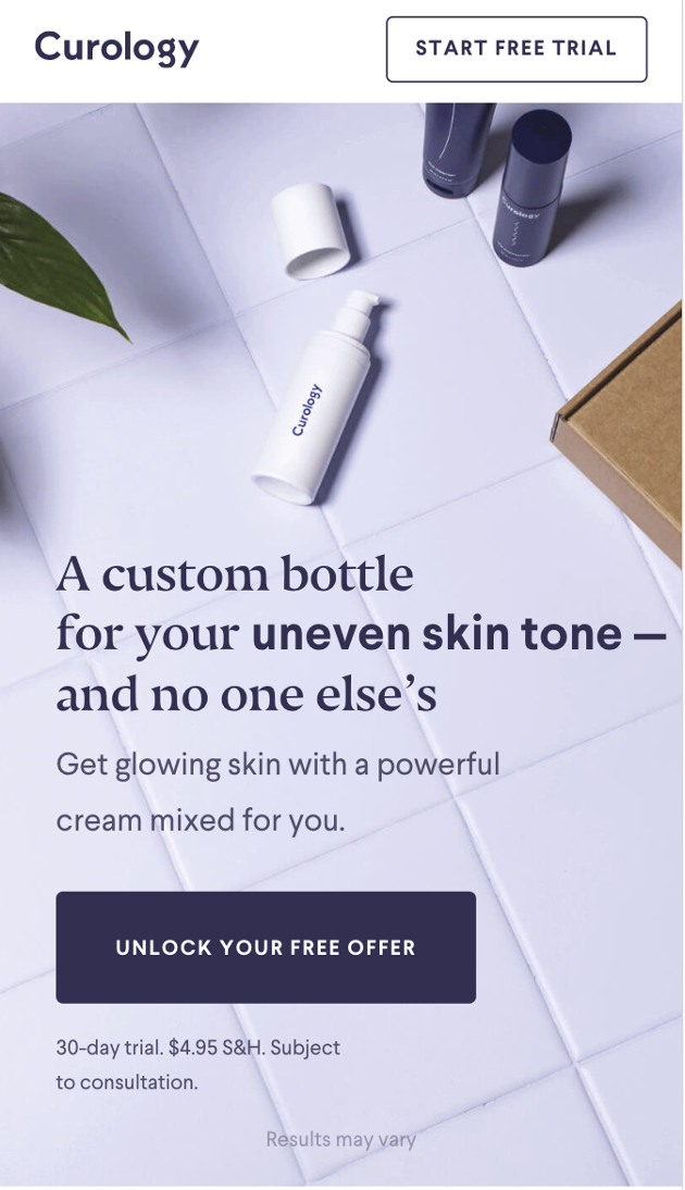 8 Mobile Landing Page Examples to Inspire Your Own mobile landing page examples 02 - 8 Mobile Landing Page Examples to Inspire Your Own