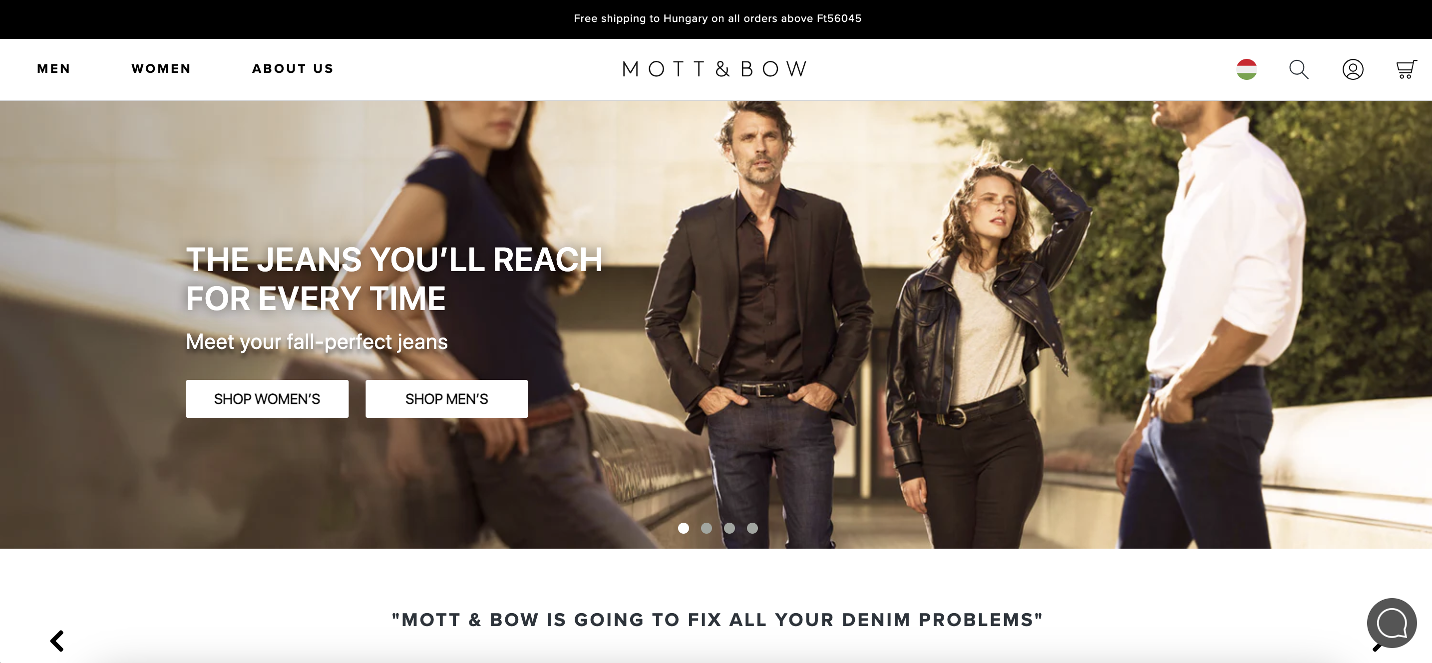 Mott & Bow Shopify store
