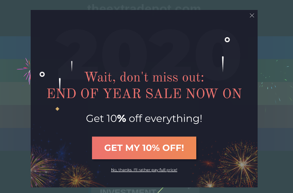 9 New Year Popup Campaign Ideas You Can Steal (Real-Life Examples & Templates) new year popup 02 - 9 New Year Popup Campaign Ideas You Can Steal (Real-Life Examples & Templates)