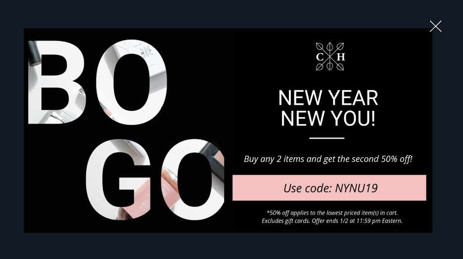 9 New Year Popup Campaign Ideas You Can Steal (Real-Life Examples & Templates) new year popup 03 - 9 New Year Popup Campaign Ideas You Can Steal (Real-Life Examples & Templates)