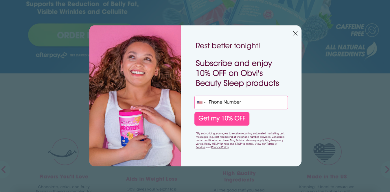 Obvi lead generation based on interest
