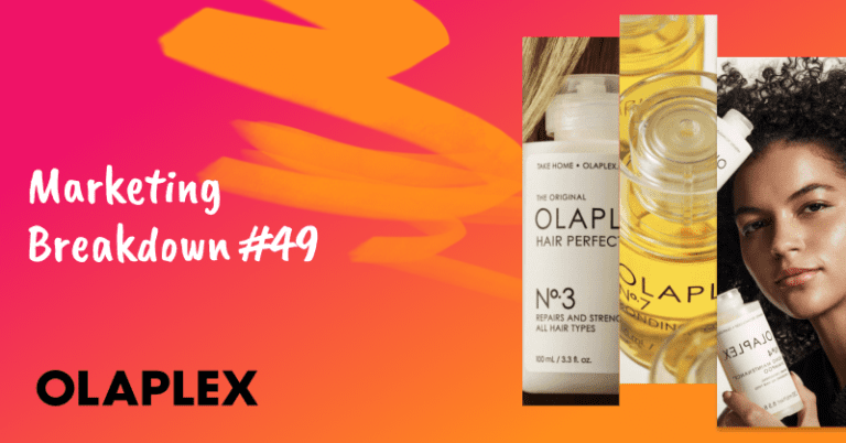 Olaplex marketing breakdown.