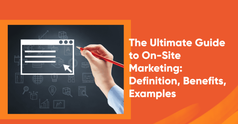 On-site marketing guide banner