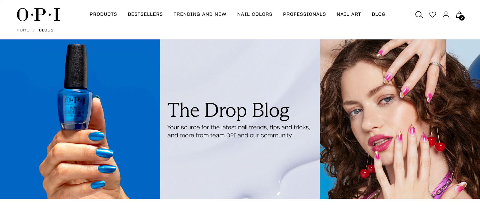 The drop blog