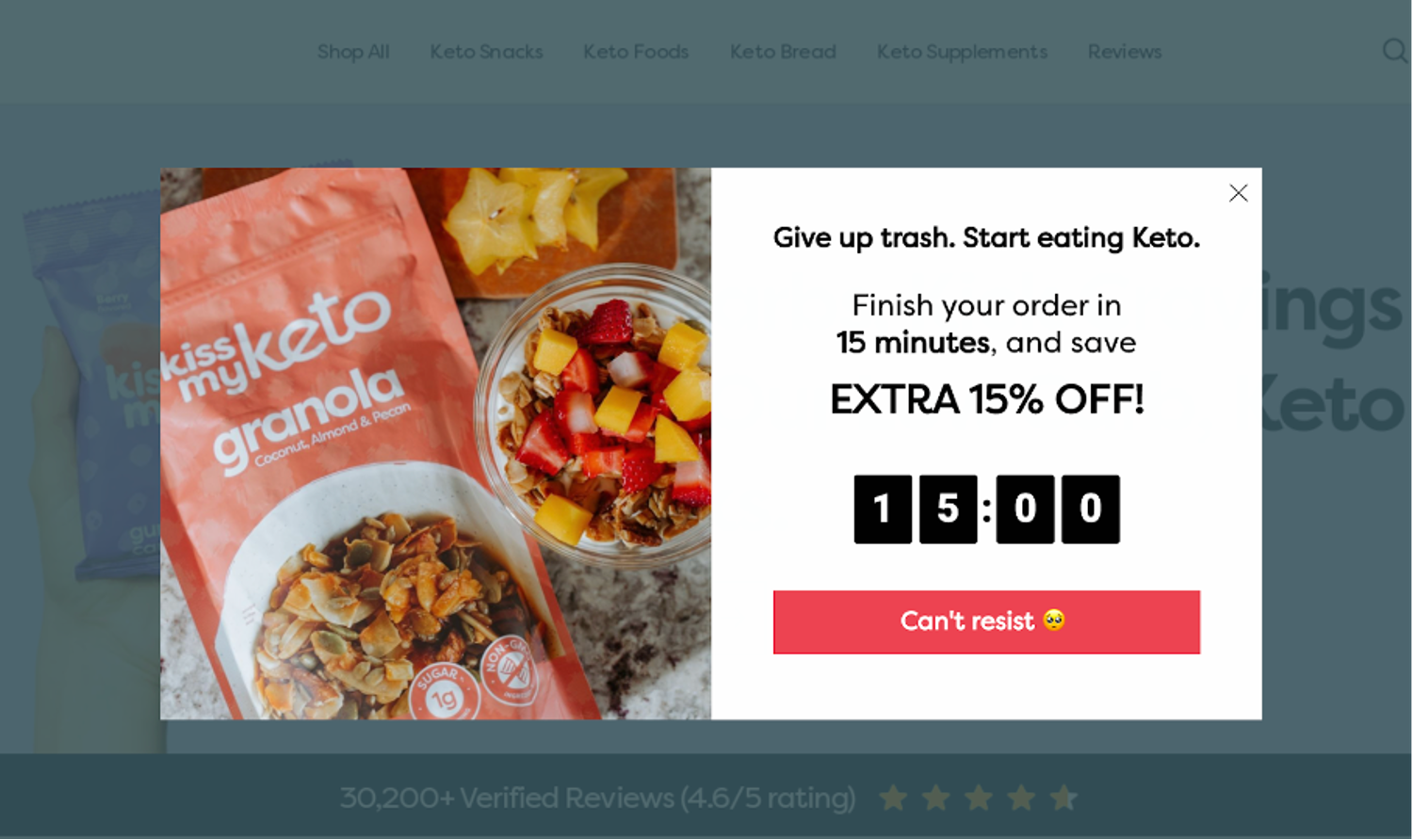 Cart abandonment popups are an essential part of conversion rate optimization (CRO)