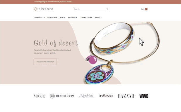 Pop-up with teaser