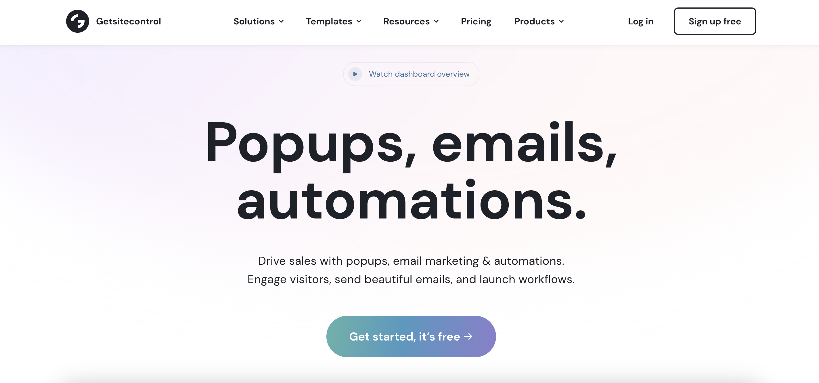 Getsitecontrol is one of OptinMonster competitors