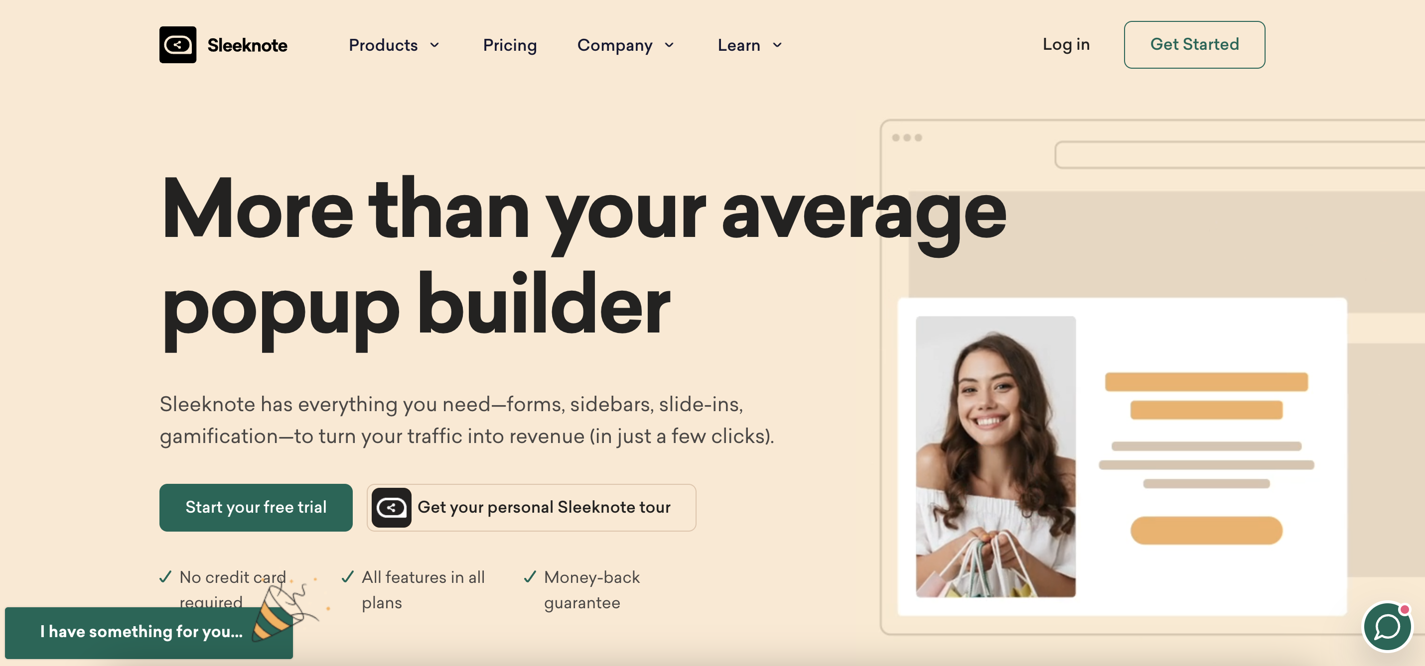 Sleeknote is one of the best OptinMonster alternatives